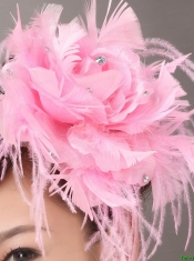 Colorful Tulle Beaded Wedding Fascinators