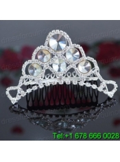 Custom Made Tiara With Beaded Decorate