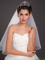 Cute Alloy Tiara With Beaded Flower Decorate