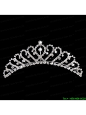 Dazzling Rhinestone Sweetheart Bridal Tiara