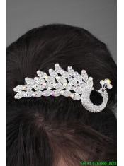 Dignified Jewelry Set Including Necklace Crown And Earrings In Phoenix Shape