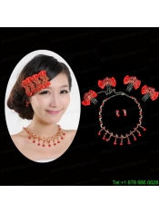 Elegant Alloy With Pearl Rhinestone Jewelry Sets