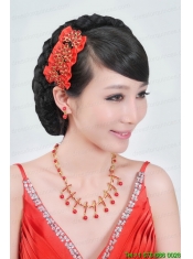 Elegant Alloy With Pearl Rhinestone Jewelry Sets