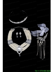 Elegant Alloy With Pearl/Rhinestone Women's Jewelry Sets