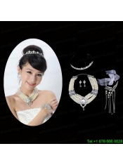 Elegant Alloy With Pearl/Rhinestone Women's Jewelry Sets