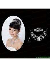 Elegant Alloy With Rhinestone Crystal Ladies' Jewelry Sets