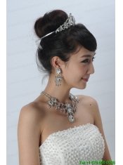 Elegant Alloy With Rhinestone Ladies' Jewelry Sets