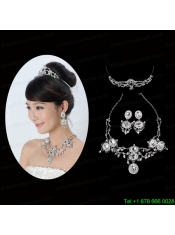 Elegant Alloy With Rhinestone Ladies' Jewelry Sets