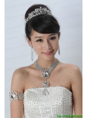 Elegant Alloy With Rhinestone Ladies' Jewelry Sets