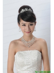 Elegant Alloy With Rhinestone Ladies' Jewelry Sets