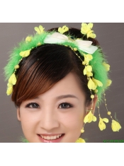 Elegant Feather Imitation Pearls  Special Occasion Fascinators