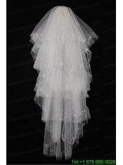 Five Layers Tulle For Fingertip Veil