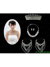 Flower Liked Jewerly Sets in Silver For Women