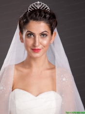 Gorgeous Alloy Tiara With Rhinestone Embellishments