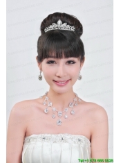 Gorgeous Alloy With Rhinestone Ladies' Jewelry Sets