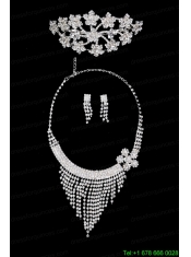Gorgeous Alloy With Rhinestone Ladies' Jewelry Sets