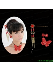 Gorgeous Red Vintage Style Alloy Ladies' Jewelry Sets