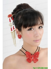 Gorgeous Red Vintage Style Alloy Ladies' Jewelry Sets