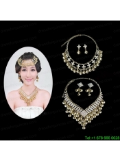 Gorgeous Vintage Style Alloy Silver And Gold Ladies' Jewelry Sets