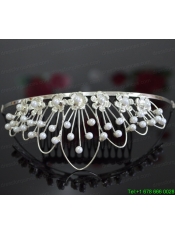 Imitation Pearls Decorate Beautiful Tiara