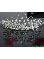 Imitation Pearls Decorate Beautiful Tiara