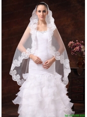 Lace Appliques Tulle Graceful Wedding Veil