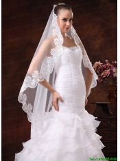 Lace Appliques Tulle Graceful Wedding Veil