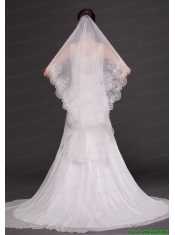 Lace Popular Tulle Bridal Veil For Wedding