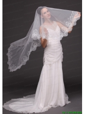 Lace Popular Tulle Bridal Veil For Wedding