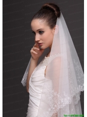 Lace Tulle Classic Bridal Veil For Wedding