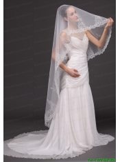 Lace Tulle Classic Bridal Veil For Wedding