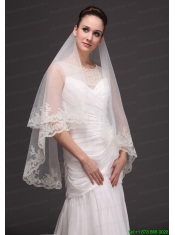 Lace Tulle Discount Bridal Veils For Wedding