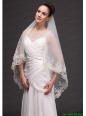 Lace Tulle Discount Bridal Veils For Wedding