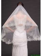 Lace Tulle Discount Bridal Veils For Wedding