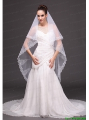 Lace Tulle Fashionable Bridal Veil For Wedding