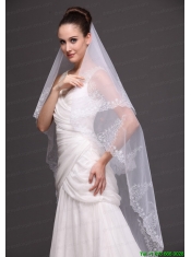 Lace Tulle Fashionable Bridal Veil For Wedding