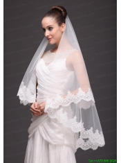 Lace With Three-tier For Modest Wedding