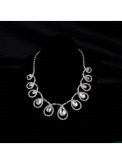 Luxurious Alloy With Rhinestone Crystal Ladies' Jewelry Sets