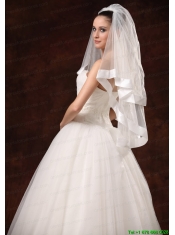 Modest Tulle And Taffeta Bridal Veil For Wedding