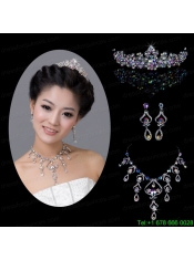 Multi-colored Alloy With Rhinestone Ladies' Jewelry Sets