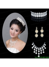 Mysterious Alloy Pearl Rhinestone Ladies' Jewelry Sets