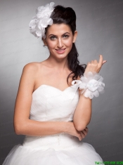 Organza Headpieces Hand Made Flowers Wedding Wrist Corsage
