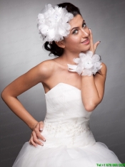 Organza Headpieces Hand Made Flowers Wedding Wrist Corsage