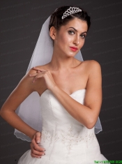 Perfect Sweetheart Shaped Tiara With Rhinestone Decorate
