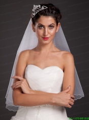 Popular Triangle Alloy Tiara With Beading Decorate