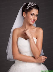 Popular Triangle Alloy Tiara With Beading Decorate