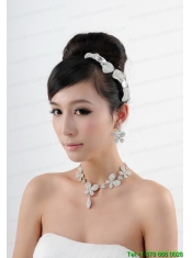 Princess Rhinestone Jewelry Set Including Necklace Tiara And Earrings