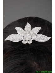 Round shaped Alloy and Rhinestone Dignified Ladies' Necklace and Crown