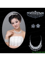 Shimmering Alloy With Rhinestone Ladies' Jewelry Sets