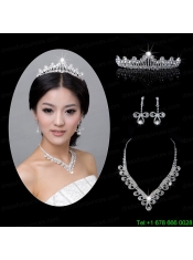 Shining Alloy With Rhinestone Ladies' Jewelry Sets